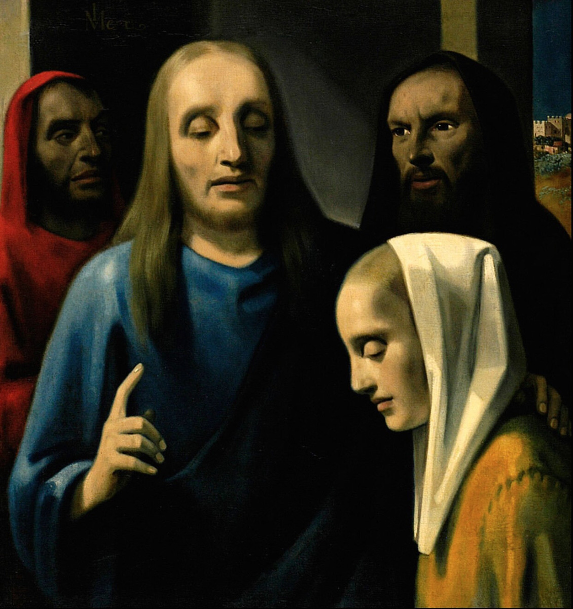 Картина "Христос и грешница"