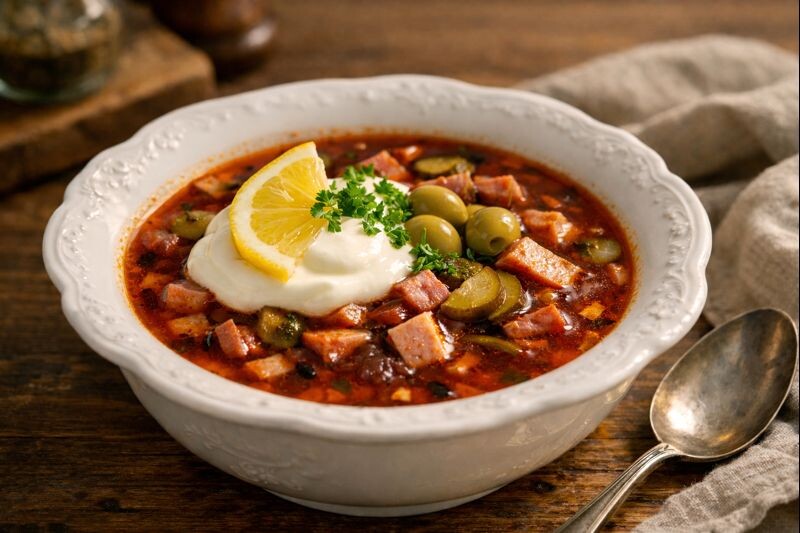 Сборная мясная солянка: лучшее блюдо на 1 января