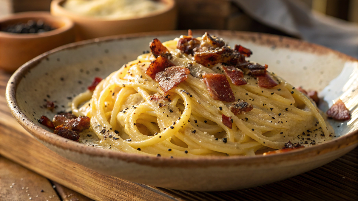 Итальянская паста карбонара