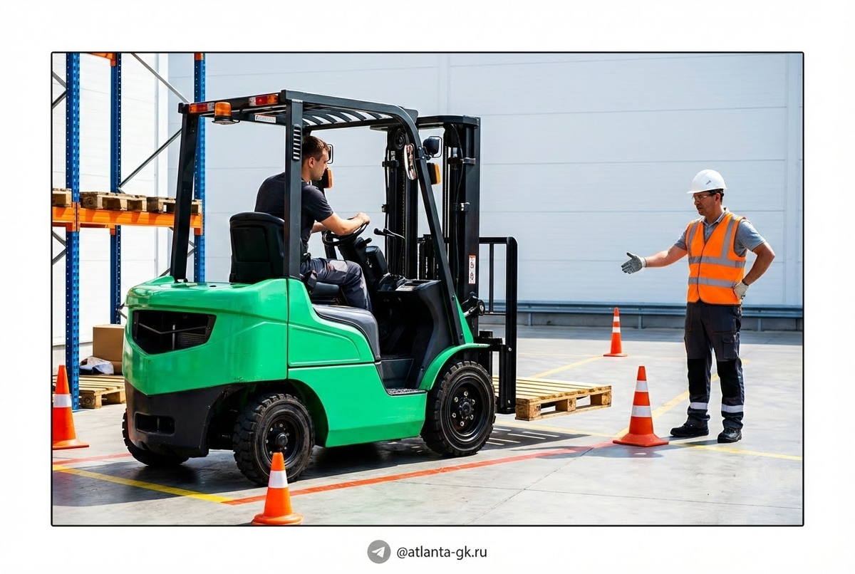    Водитель вилочного погрузчика и его рабочие навыки Atlanta-gk