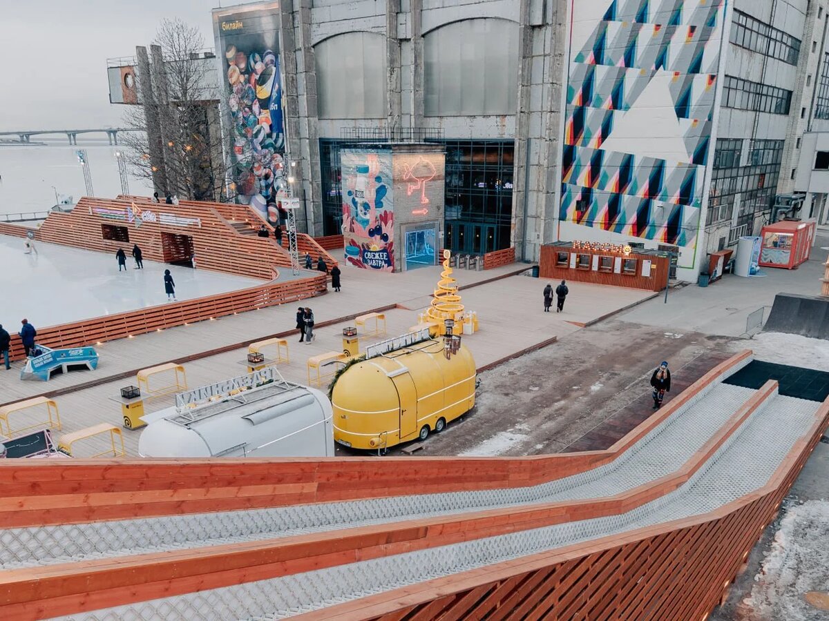 Горка у моря в «Севкабель Порт»