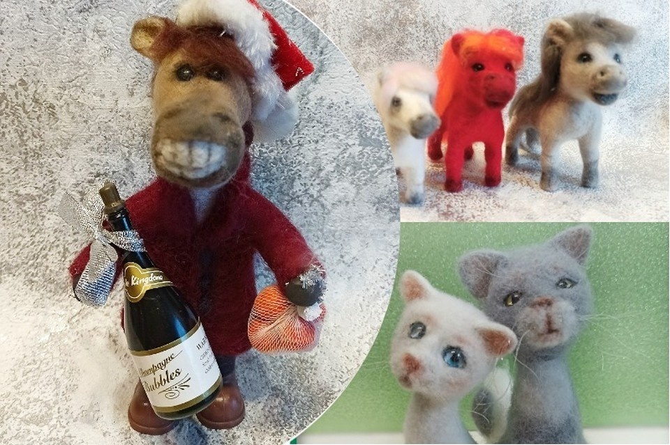    В 2026-м лошадь — символ года. Фото: предоставлено Оксаной