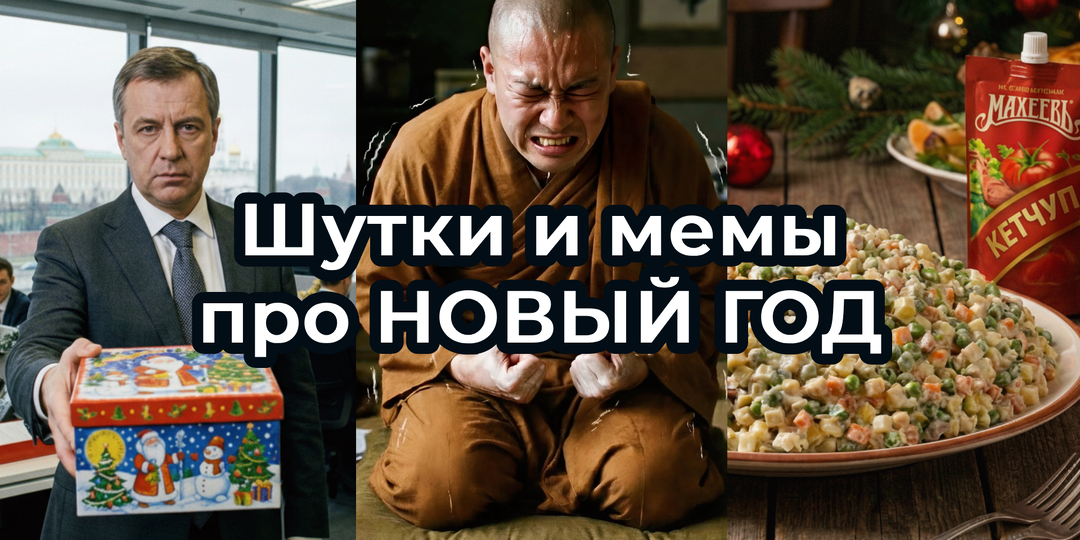 Шутки и МЕМЫ про НОВЫЙ ГОД 2026. Подборка про первые дни ЯНВАРЯ