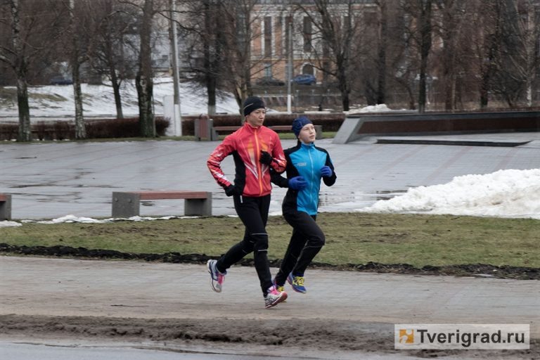    Пробежка в бесснежный и тёплый день января.