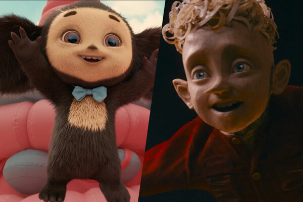 Кадры из фильмов «Чебурашка 2» и «Буратино» (2025) / Союзмультфильм/Кинокомпания «Водород»   📷