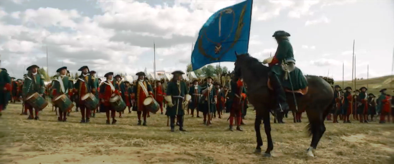 Полтавская битва. Кадры из сериала "Государь".
