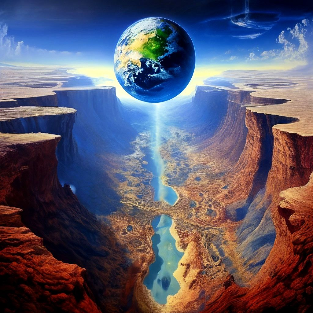 В настоящее время Земля несет в себе нечто распыляющееся, а не растущее.