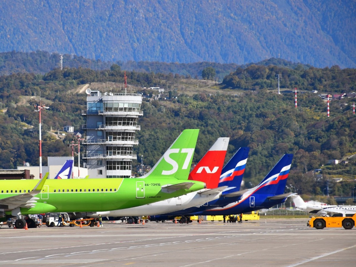    Фото: Telegram/Аэропорт Сочи