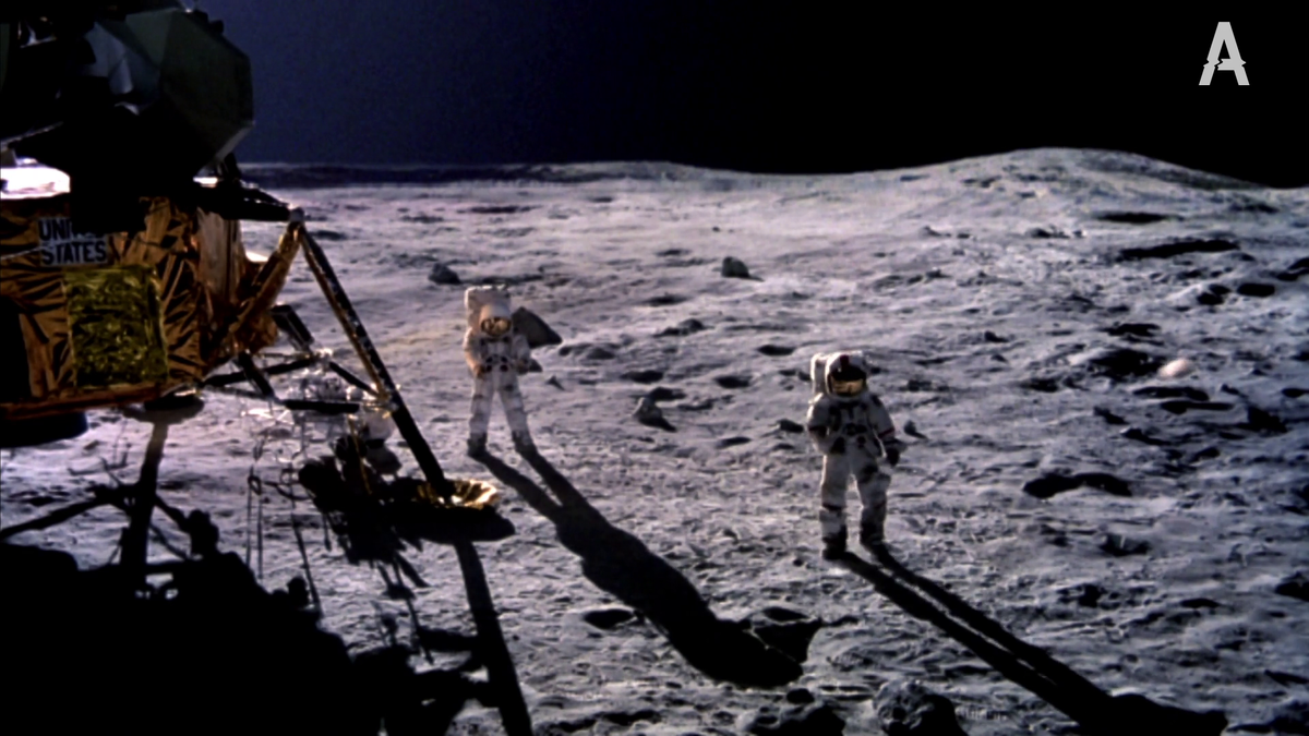 Кадр из фильма "From the Earth to the Moon" ("С Земли на Луну", 1998 г.)