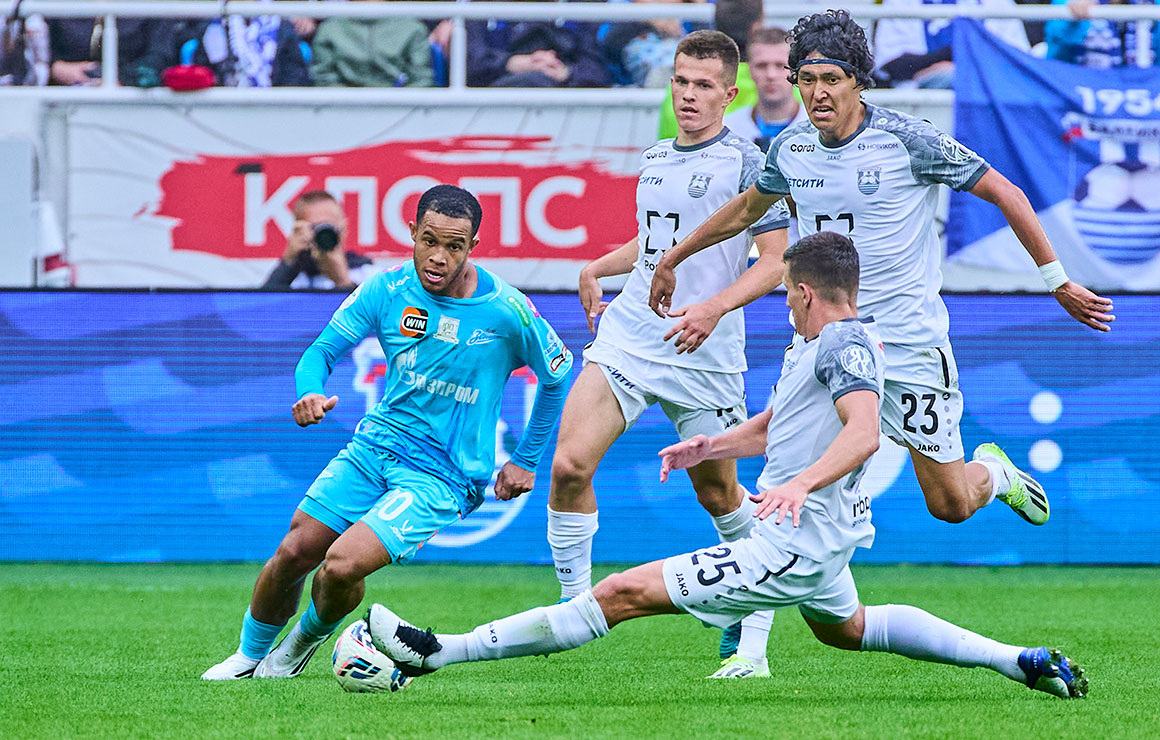Матч между «Балтикой» и «Зенитом» в чемпионате России - 0:0. Фото: ФК «Зенит»