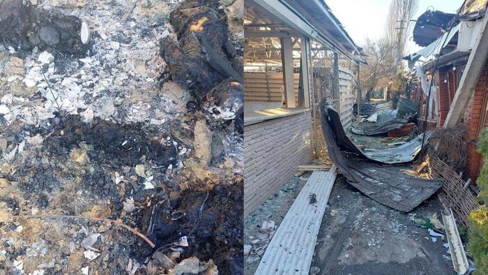 Последствия атаки ВСУ по мирным жителям в Херсонской области. Фото © Telegram / Владимир Сальдо