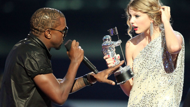 Канье Уэст и Тейлор Свифт на MTV VMA 2009