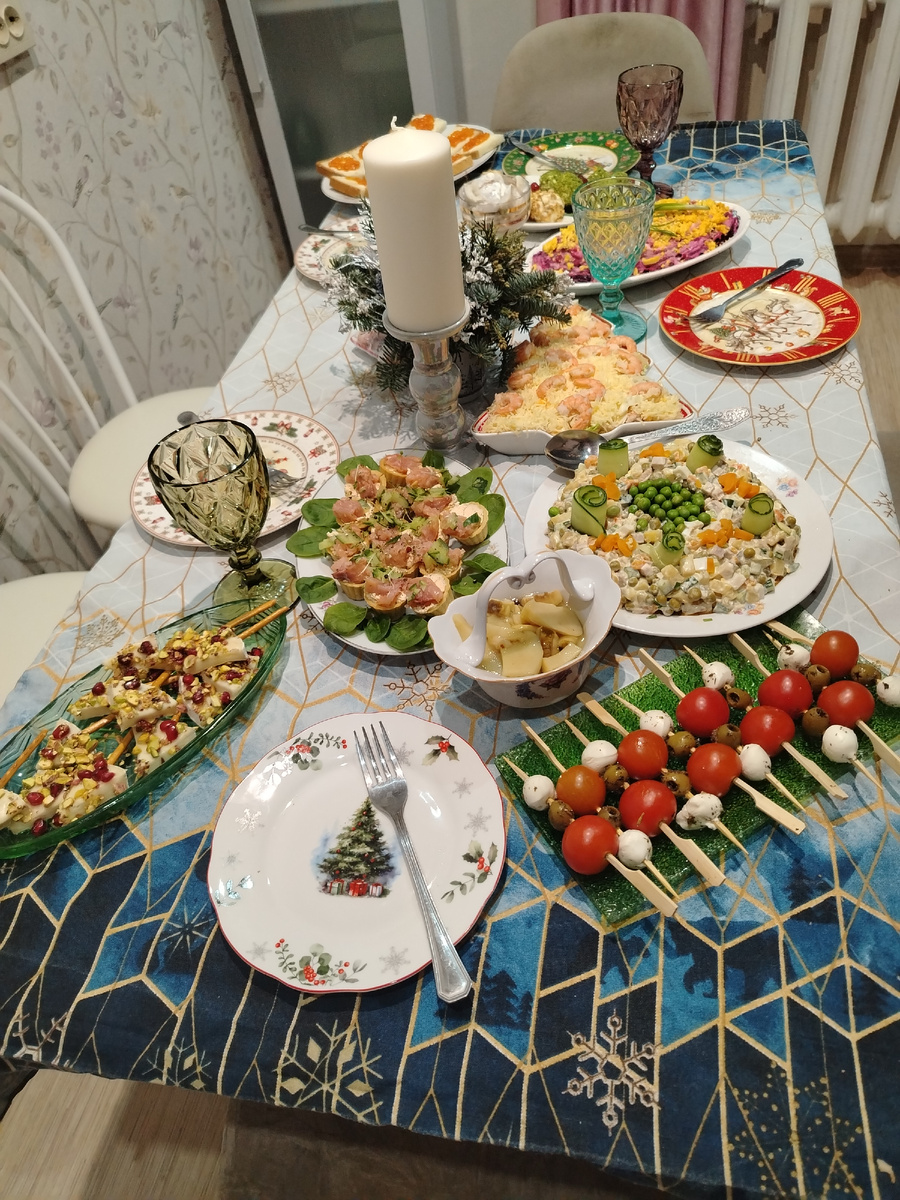 Новогодний стол. 