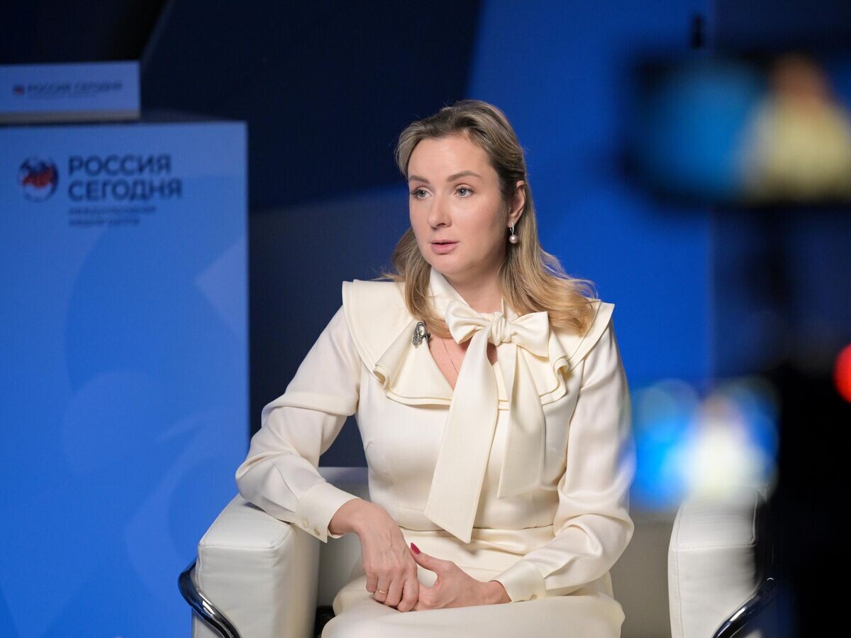    Уполномоченный при президенте Российской Федерации по правам ребенка Мария Львова-Белова во время интервью агентству РИА Новости | © РИА Новости / Алексей Никольский