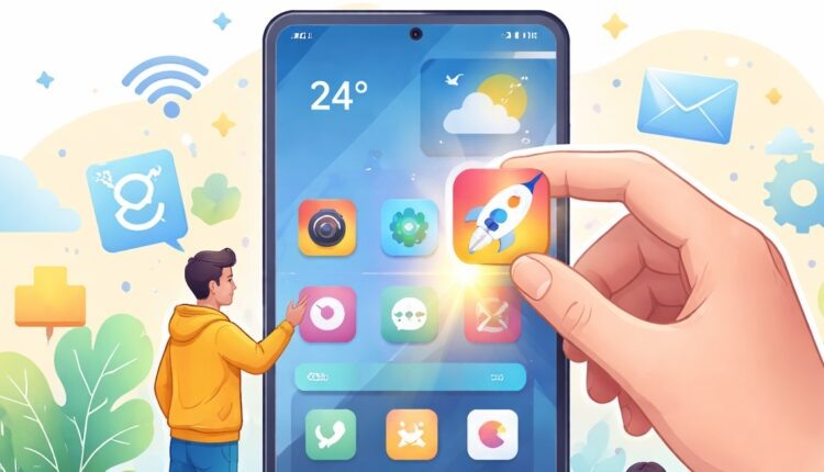    Учимся перетаскивать приложения на рабочий стол