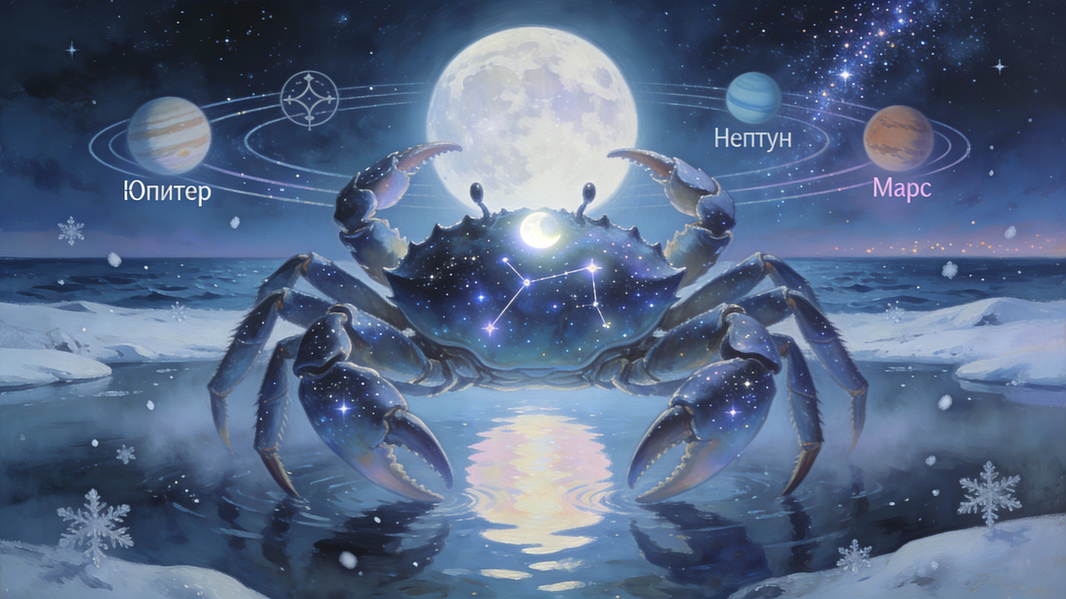 🦀 Космическая магия января 2026 для Раков раскрыта