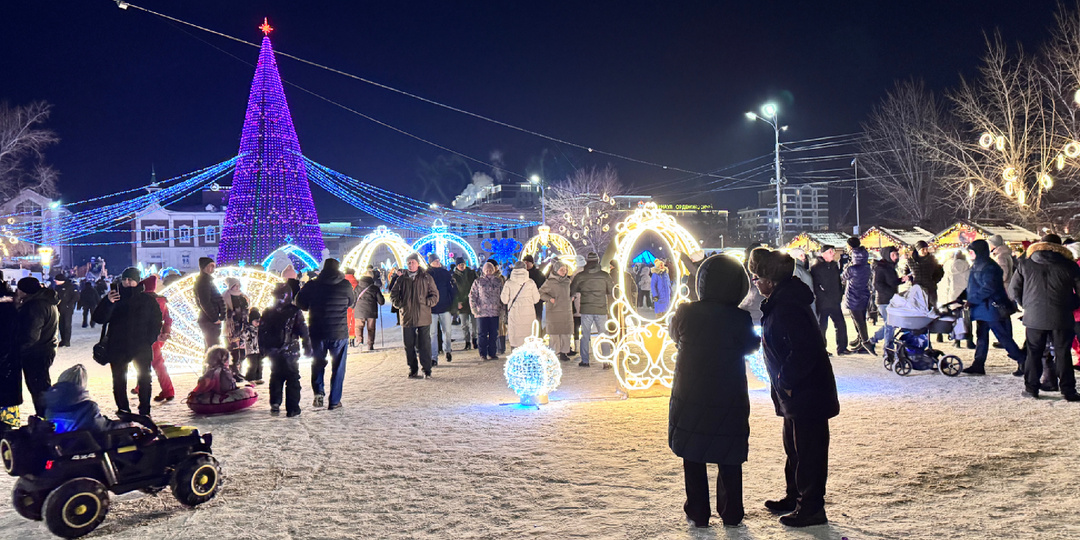 Романтика Барнаульских дворов. Новогодние прогулки..