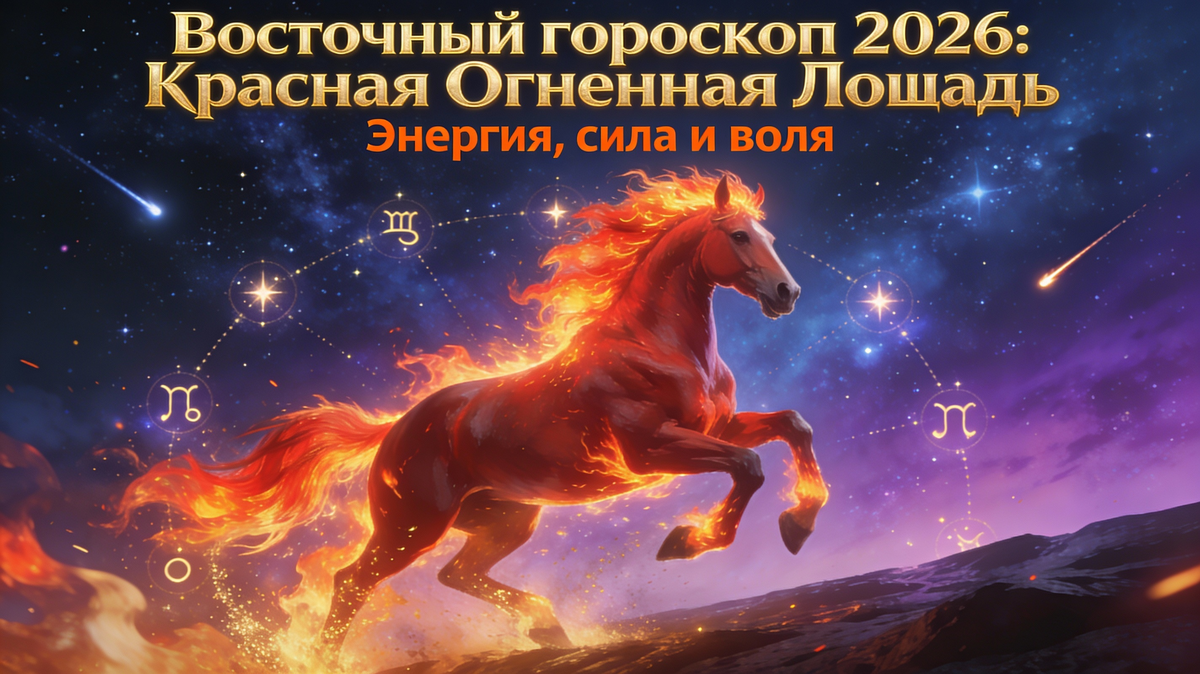 Огненная Лошадь мчится: твой гороскоп на 2026 готов! 🔥