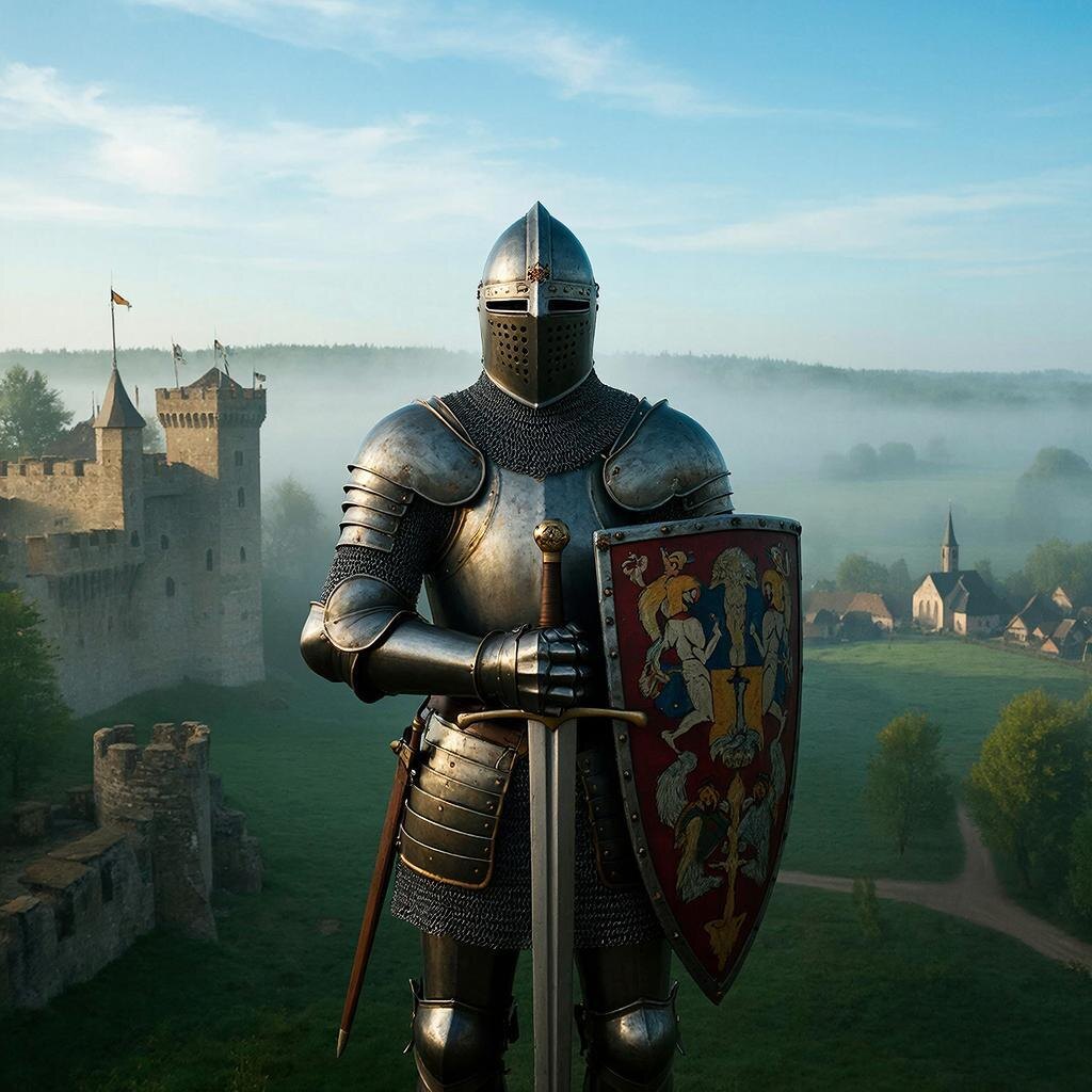 Рыцарь в доспехах