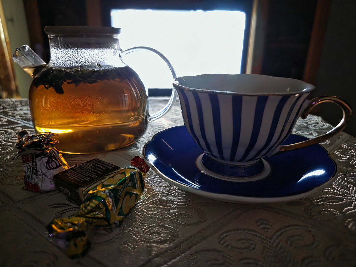 Вечерний чай с мятой