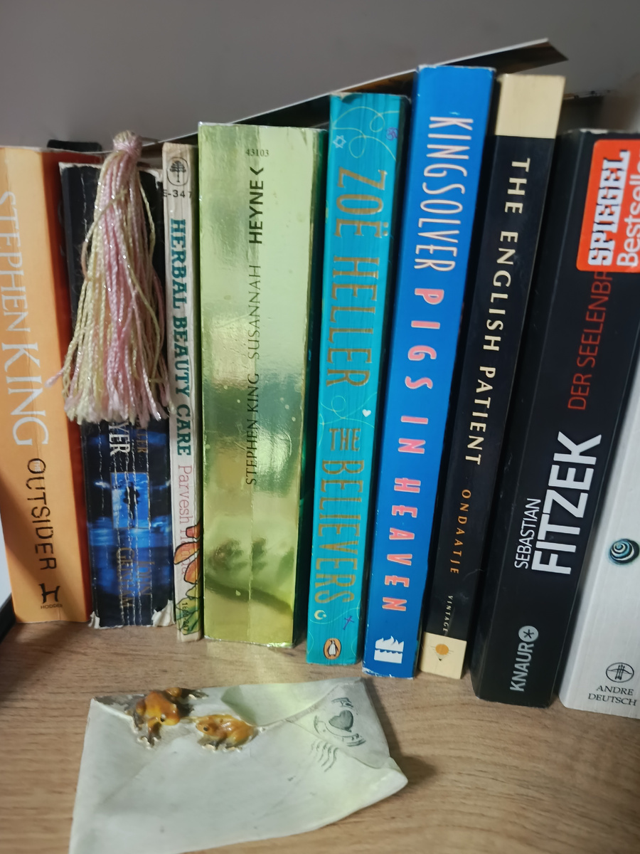 Фото одной из полок библиотеки