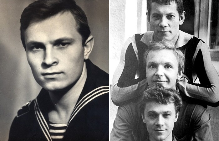 Михаил Жигалов в молодости с друзьями.