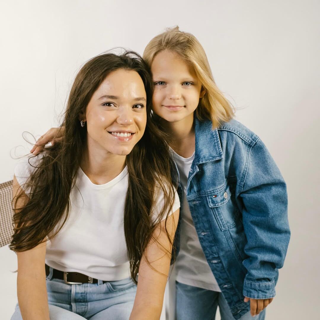 Кристина с дочерью Викой