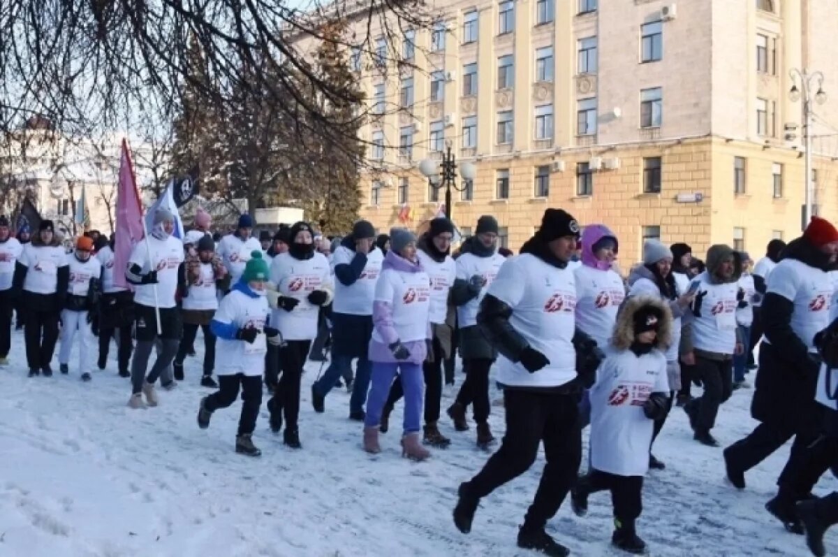    2026 метров пробежал мэр Пензы в новогоднем забеге