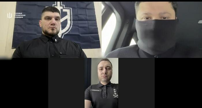 Конференция с участием главы ГУР Кирилла Буданова* и Дениса Капустина*. Видео © Telegram / Головне управління розвідки МО України