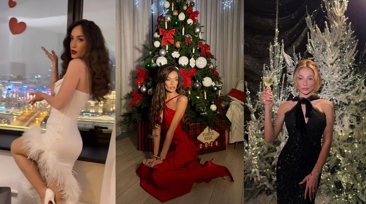 Дайнеко, Водонаева, Ивлеева на Новый год. Фото: соцсети