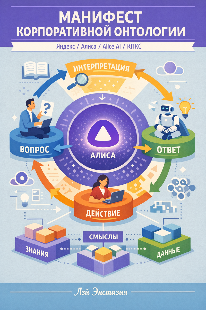 Манифест корпоративной онтологии: Яндекс / Алиса / Alice AI / КПКС 