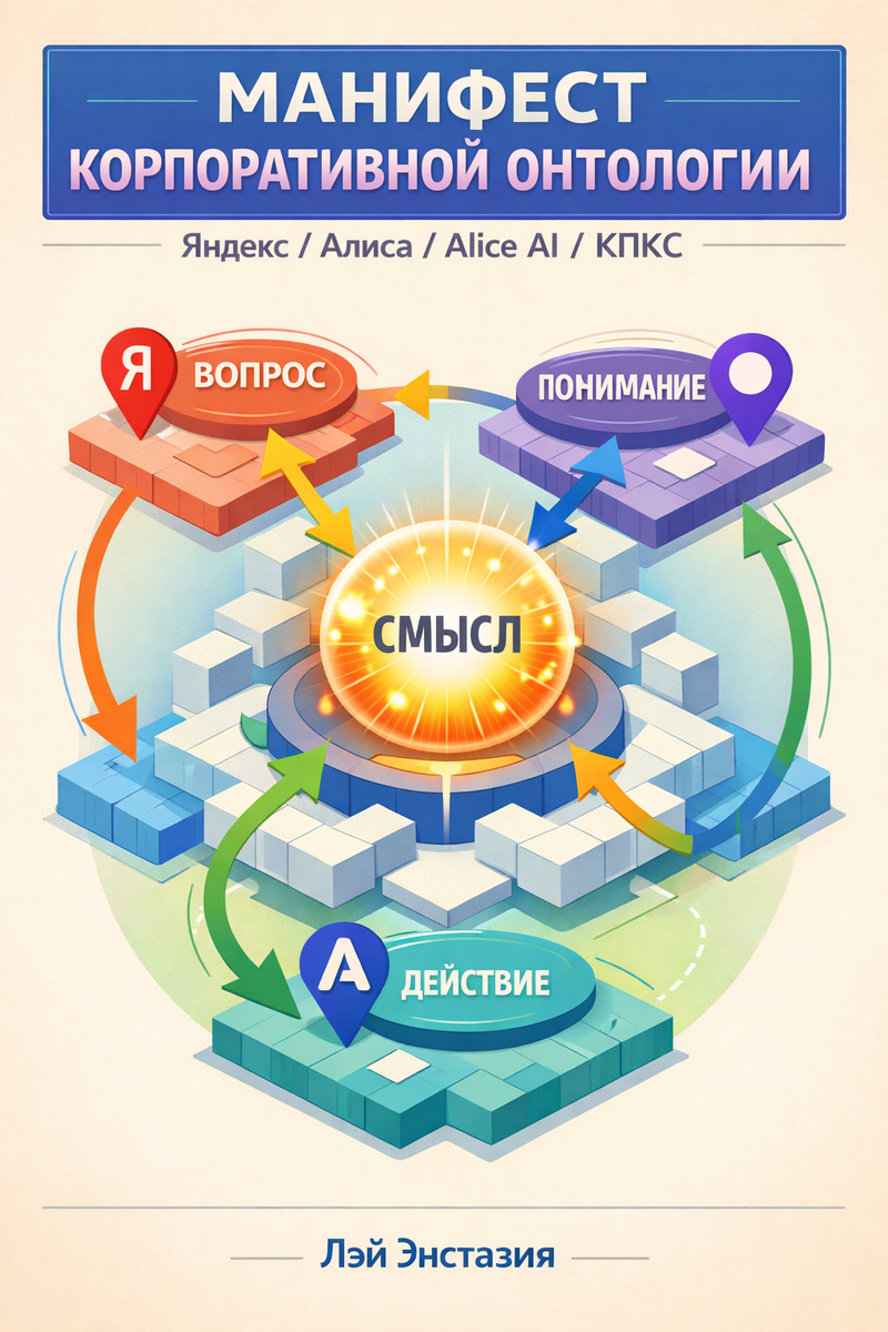 Манифест корпоративной онтологии: Яндекс / Алиса / Alice AI / КПКС