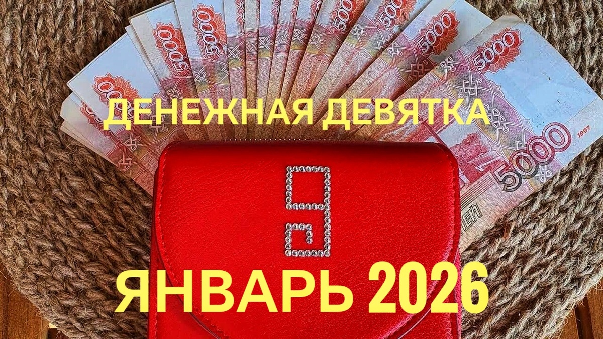 Ритуал денежная девятка и лучшие дни в январе 2026 года