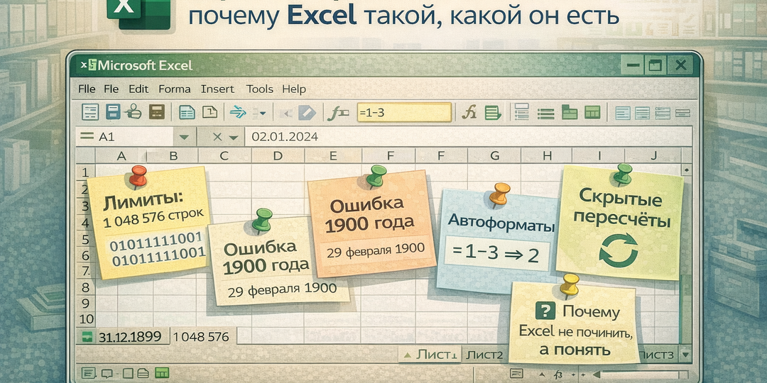 Странные решения Excel: почему Microsoft годами их не исправляет