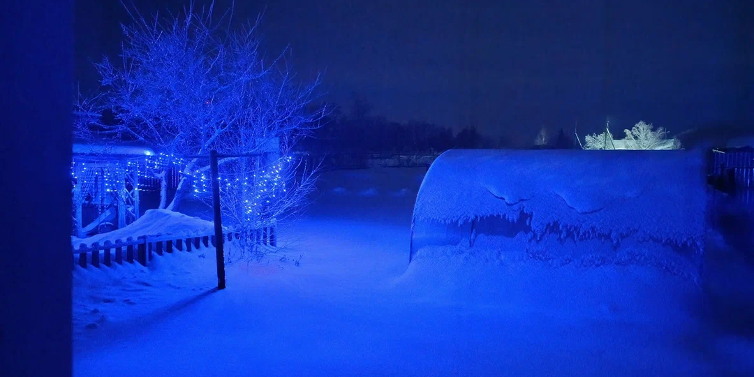 А из нашего окна ..., или Зимой посещают мысли