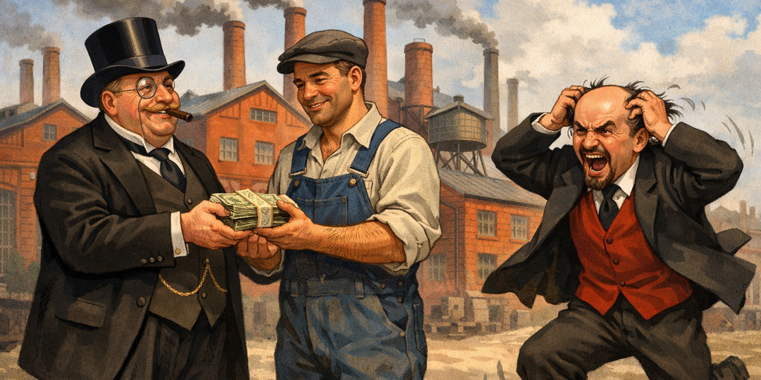 Владимир Ленин против высоких зарплат