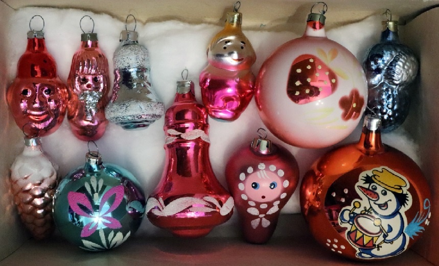 Ёлочные игрушки наших бабушек.