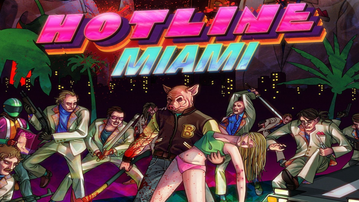 Hotline Miami: обложка игры