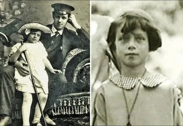 Татьяна Пельтцер в детстве