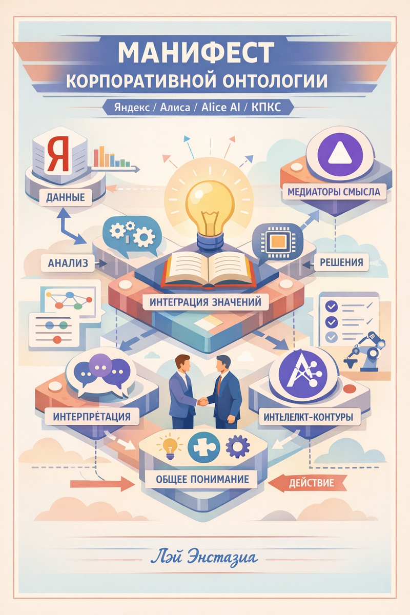 Манифест корпоративной онтологии: Яндекс / Алиса / Alice AI / КПКС