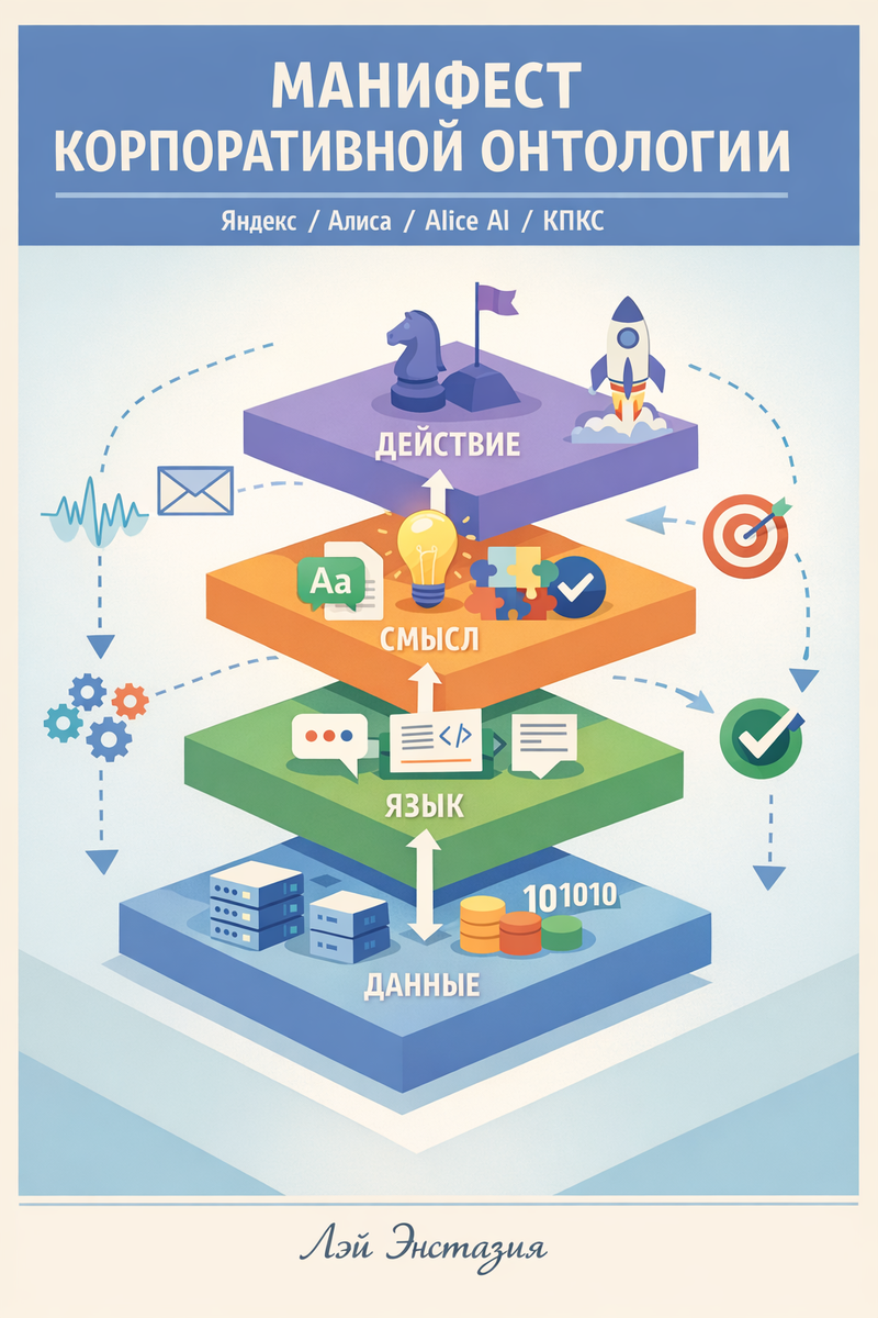 Манифест корпоративной онтологии: Яндекс / Алиса / Alice AI / КПКС