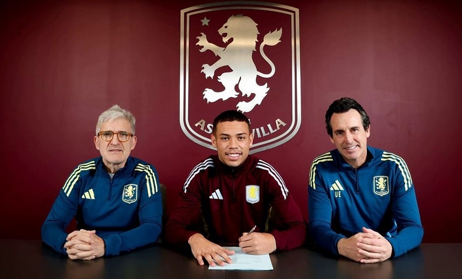    «Астон Вилла» подписала нападающего «Гремио» Алиссона. Фото: ФК «Астон Вилла»