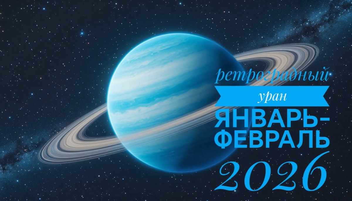 Ретроградный уран в начале 2026 года