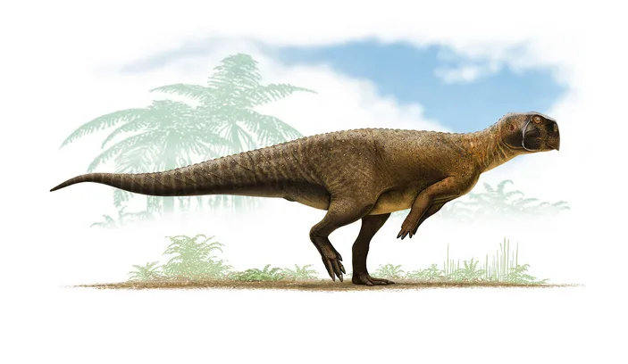 Реконструкция пситтакозавра сибирского