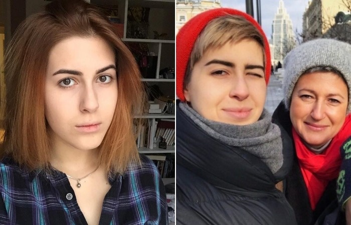 Варвара Пореченкова с мамой.