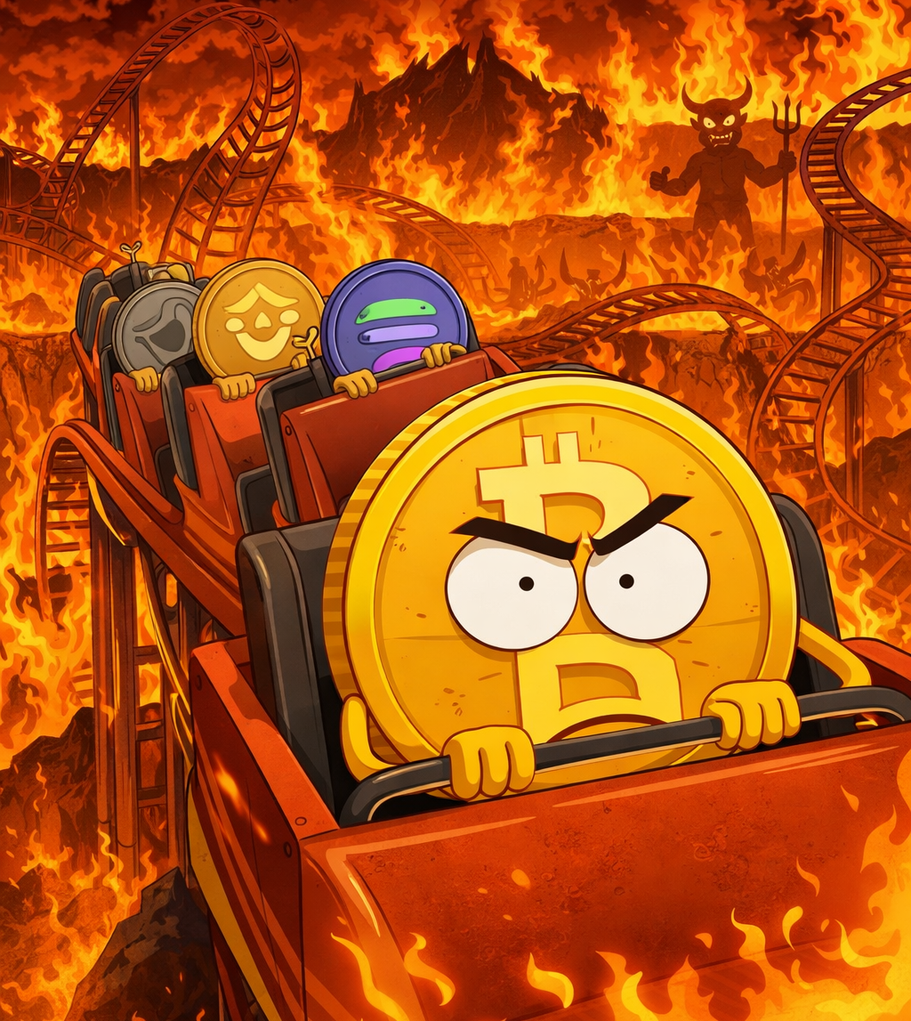 Это адские горки, не все остаются в седле.