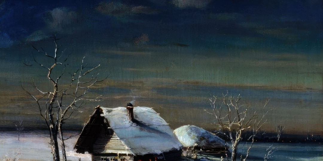 Настоящая русская снежная зима на полотнах наших живописцев