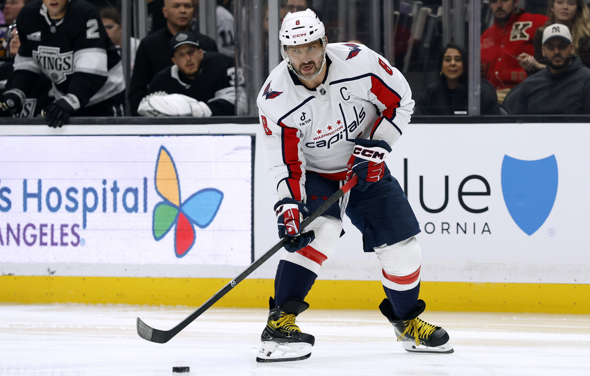    Нападающий "Вашингтона" Александр Овечкин  Harry How/Getty Images