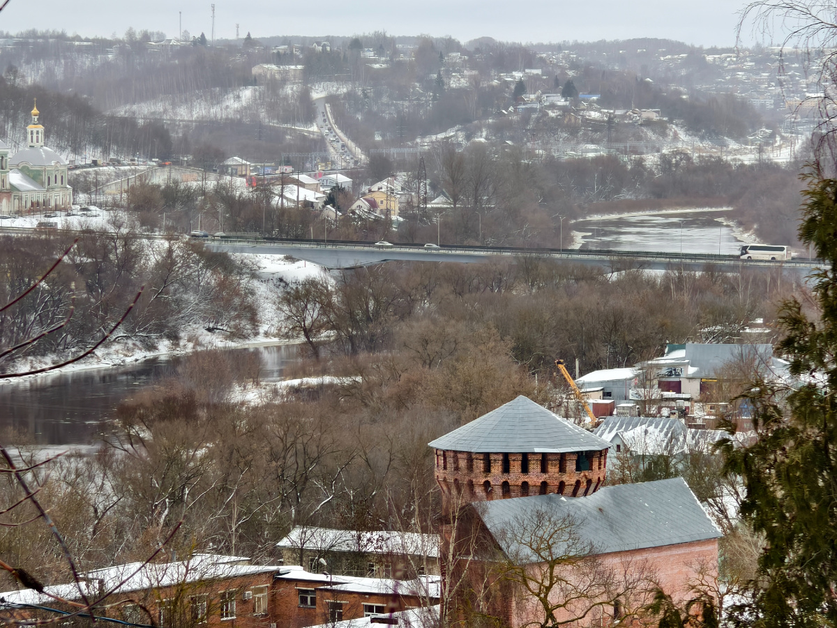 Заснеженный город