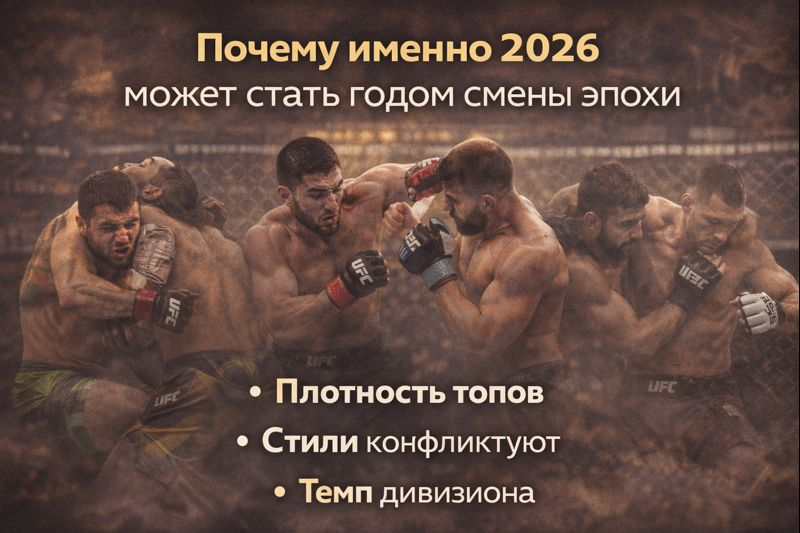 Сложный 2026 для UFC